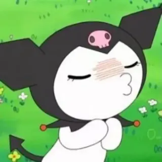 💕 Kuromi Anime, Kawaii, Personaje, Lindo, Dibujo animado telegram sticker