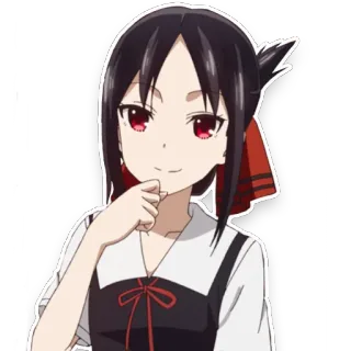 🙂 Kaguya Shinomiya Kaguya-sama: Love Is War Anime, Manga, Kaguya-sama, Love is War, Shinomiya, Süß, Mädchen, Cartoon telegram sticker
