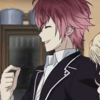 🍷 Ayato Sakamaki Diabolik Lovers anime, vampire, diabolik lovers, ayato sakamaki, character telegram sticker