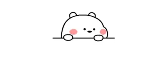 🧸 bear, cute, animal, kawaii, cartoon telegram sticker