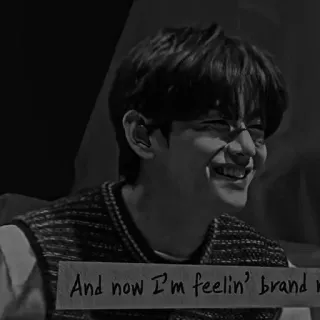 🚬 And now I'm feelin' brand человек, черно-белый, улыбка, портрет telegram sticker