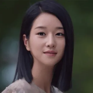 ☺️ mujer, retrato, persona, coreana, actriz telegram sticker