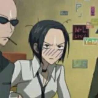 😳 Nana Osaki Nana Anime, Wütend, Erröten, Weiblich, Manga telegram sticker