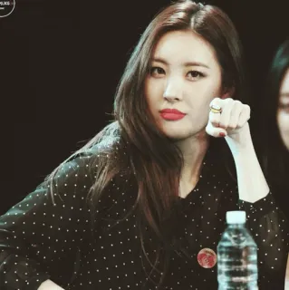 🗞 mujer, retrato, coreana, actriz, cantante telegram sticker