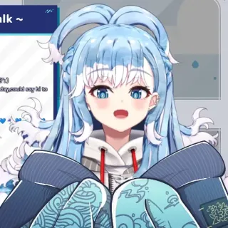 💧 Kobo Kanaeru 动漫, 虚拟主播, Kobo Kanaeru, 偶像, 可爱, 数字艺术 telegram sticker