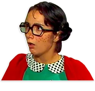 😧 La Chilindrina El Chavo del Ocho Chilindrina, El Chavo, programa de TV, México, menina, engraçado whatsapp sticker
