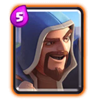 💛 Wizard Clash Royale wizard, clash royale, character, game, magic, mage telegram sticker