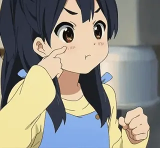 😛 Anime, Chica, Linda, Dibujos animados, Personaje, Ilustración whatsapp sticker