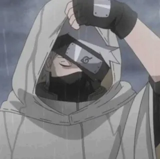 🥷 Kakashi Hatake Naruto anime, kakashi, naruto, manga, character telegram sticker
