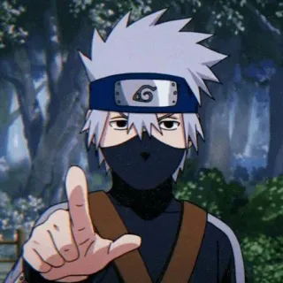 🔥 Kakashi Naruto Anime, Naruto, Kakashi, Ninja, Manga telegram sticker
