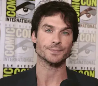 @iansomrhalder 's mood🖤 telegram stickers