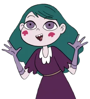 👻 Eclipsa Butterfly Star vs. the Forces of Evil cartoon, Eclipsa Butterfly, Star vs. the Forces of Evil, Disney, animated telegram sticker