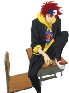 🙂 Reki Kyan SK8 the Infinity Anime, Charakter, Skateboard, Reki Kyan, SK8 the Infinity, Skateboarder telegram sticker