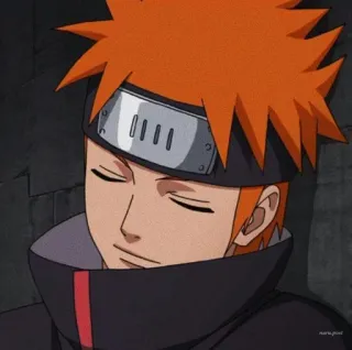 😪 Pain Naruto Anime, Naruto, Pain, Akatsuki, Ninja, Karakter telegram sticker