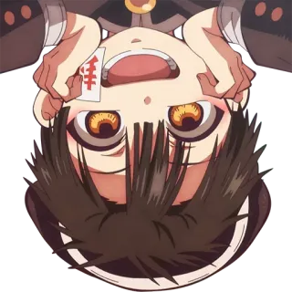 😊 Hanako Toilet-bound Hanako-kun 地絋 애니메이션, 하나코 군, 지박소년 하나코 군, 하나코, 캐릭터, 만화 telegram sticker