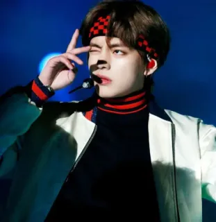 ⚔ V K-Pop, Korean, Music, Singer, Celebrity, BTS, Kim Taehyung telegram sticker