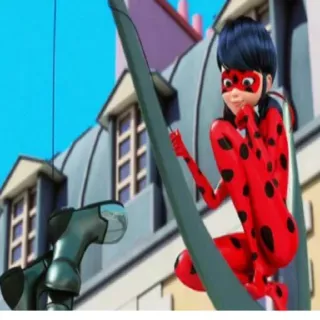 😝 Ladybug Miraculous: Tales of Ladybug & Cat Noir dibujos animados, mariquita, superhéroe, Miraculous, Miraculous: Las aventuras de Ladybug telegram sticker