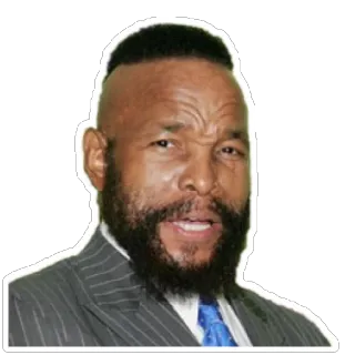 😮 Mr. T Mr. T, 80er, Schauspieler, Promi telegram sticker