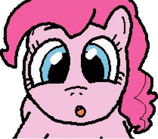 😃 Pinkie Pie My Little Pony pinkie pie, pony, cartoni animati, carino, fanart telegram sticker