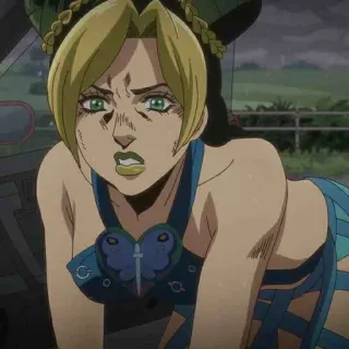 🧃 Jolyne Cujoh JoJo's Bizarre Adventure Anime, Jojo, Jolyne, Karakter, Manga, Stone Ocean, JoJo's Bizarre Adventure telegram sticker
