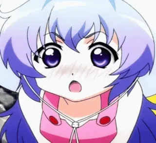😮 Anime, Manga, Mädchen, Süß, Kawaii whatsapp sticker