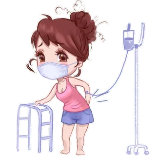 Prywinko chibi telegram stickers