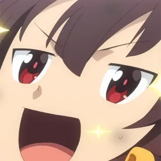 🤩 Megumin Konosuba Anime, Megumin, Konosuba, Phim hoạt hình, Dễ thương, Hài hước telegram sticker