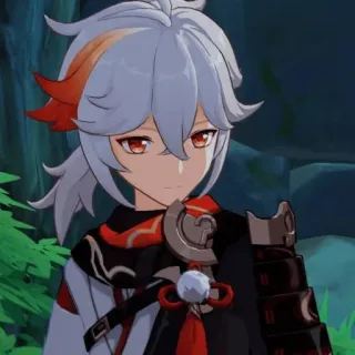 🍁 Kaedehara Kazuha Genshin Impact anime, game, genshin impact, kaedehara kazuha, kazuha, character telegram sticker