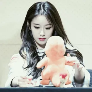 ⏳ woman, charmander, plush, cute whatsapp sticker