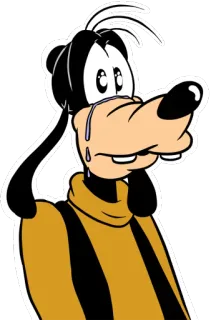 😢 Goofy Kartun, Disney, Sedih, Konyol whatsapp sticker