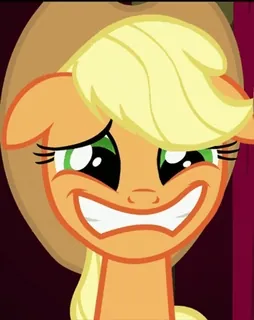 😬 Applejack My Little Pony Pony, Cartoon, Freundschaft, niedlich, Apfel, animiert telegram sticker