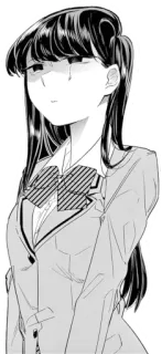 😢 Komi Shouko Komi Can't Communicate Anime, Mangá, Uniforme escolar, Komi Can't Communicate, Komi Shouko whatsapp sticker