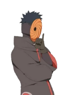 😄 Tobi Naruto Anime, Tobi, Naruto, Manga, Personaje, Máscara whatsapp sticker