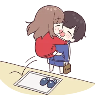 ❤️ マンガ, カップル, 愛, ロマンス, 可愛い, アニメ telegram sticker