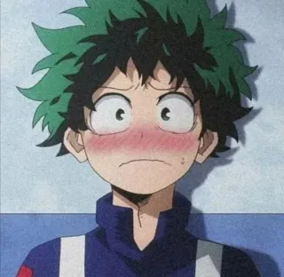 🌟 Izuku Midoriya My Hero Academia Anime, Manga, My Hero Academia, Izuku Midoriya, Deku telegram sticker
