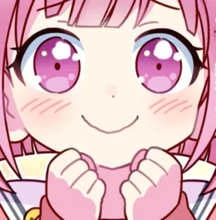 ❤️ anime, cute, pink, kawaii, manga telegram sticker