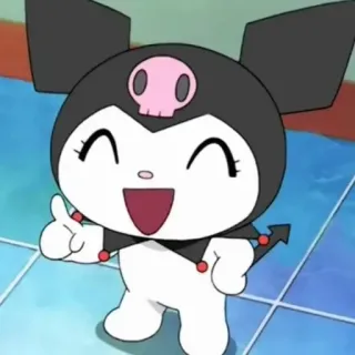 👍 Kuromi kuromi, sanrio, anime, fofo, desenho animado, personagem whatsapp sticker