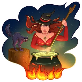 Witchulitta telegram stickers
