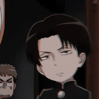 ☕ Levi Ackerman Attack on Titan anime, attack on titan, levi ackerman, cartoon, animation, manga telegram sticker