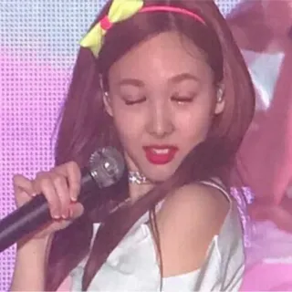 😎 kpop, singer, microphone, woman, idol telegram sticker