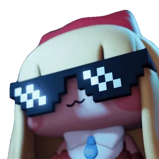 😎 Pixelbrille, Deal with it, Thug Life, Sonnenbrille, Figur, Süß whatsapp sticker