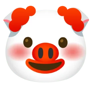 🐖 pig, animal, cute, cartoon telegram sticker