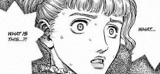 🤭 WHAT IS THIS...?! WHAT... Manga, Anime, Surprise, Choc, Question telegram sticker