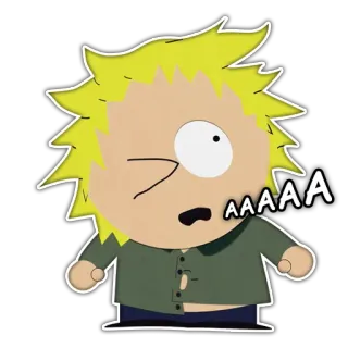 😱 Tweek Tweak South Park AAAAAA Dessin animé, Tweek, South Park, Anxieux, Stressé telegram sticker