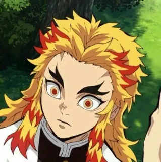 🔥 Rengoku Demon Slayer アニメ, マンガ, 鬼滅の刃, 煉獄 telegram sticker