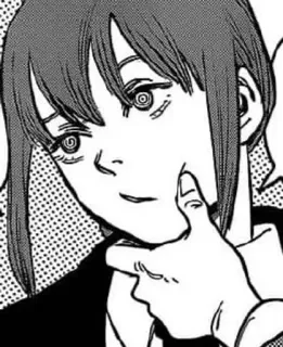 🌟 Makima Chainsaw Man Anime, Manga, Makima, Chainsaw Man, Personaje telegram sticker