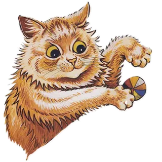 😛 cat, kitten, animal, orange, pet, cartoon telegram sticker