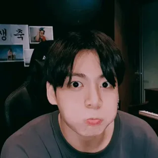 ✨ Jungkook kpop, piosenkarz, idol, muzyka, celebryta, selfie telegram sticker