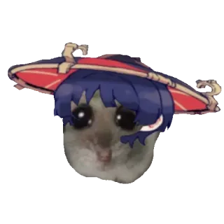 🎩 Scaramouche Genshin Impact Scaramouche, Genshin Impact, meme, mouse, funny, sticker telegram sticker