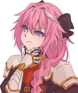 🤔 Astolfo Anime, Cabelo rosa, Trap, Garoto anime, Personagem telegram sticker
